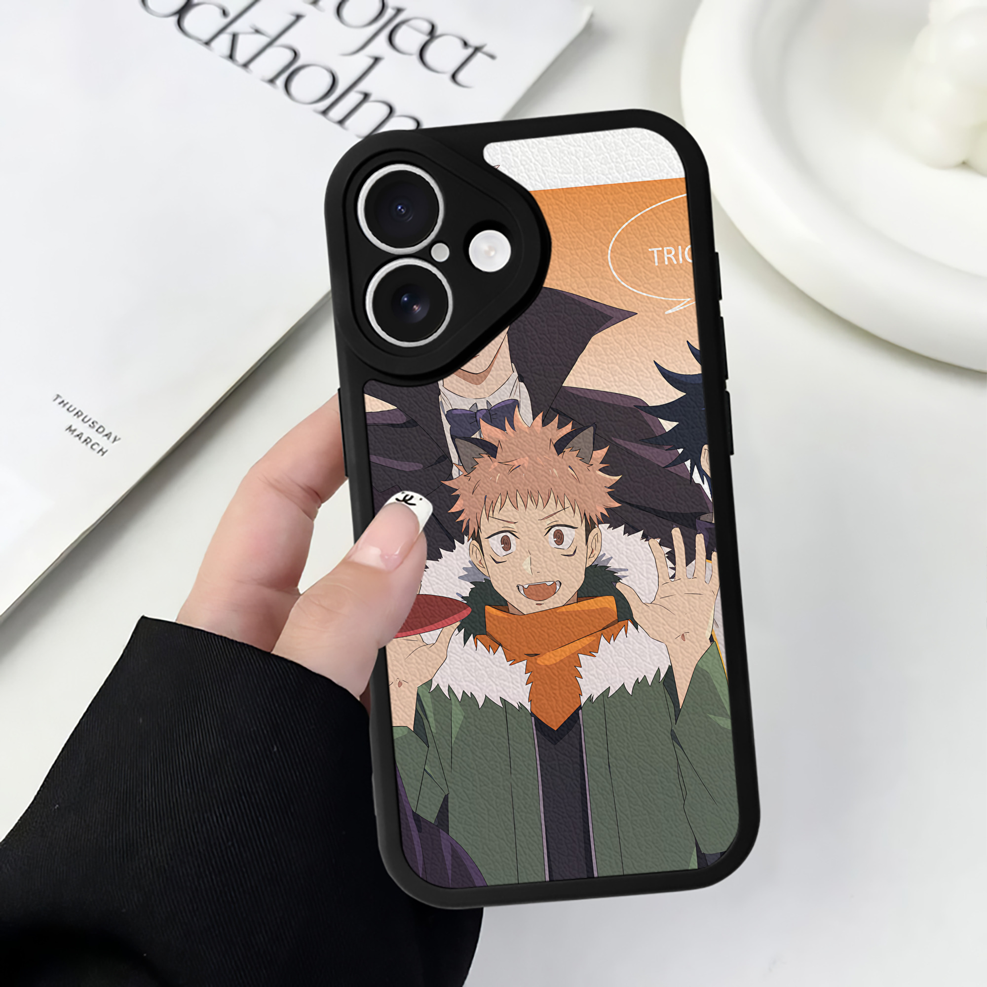 （画像用） SPY×FAMILY间谍家家酒 【iPhone 16シリーズ対応】シリコンスマホケース（レザー調） 材質：シリコン